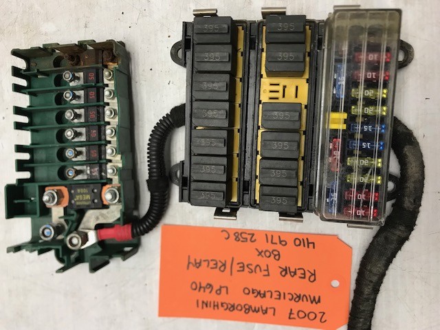 07 LAMBORGHINI MURCIELAGO LP640 FUSE RELAY ELECTRICAL BOX 410971258c 08 09 10