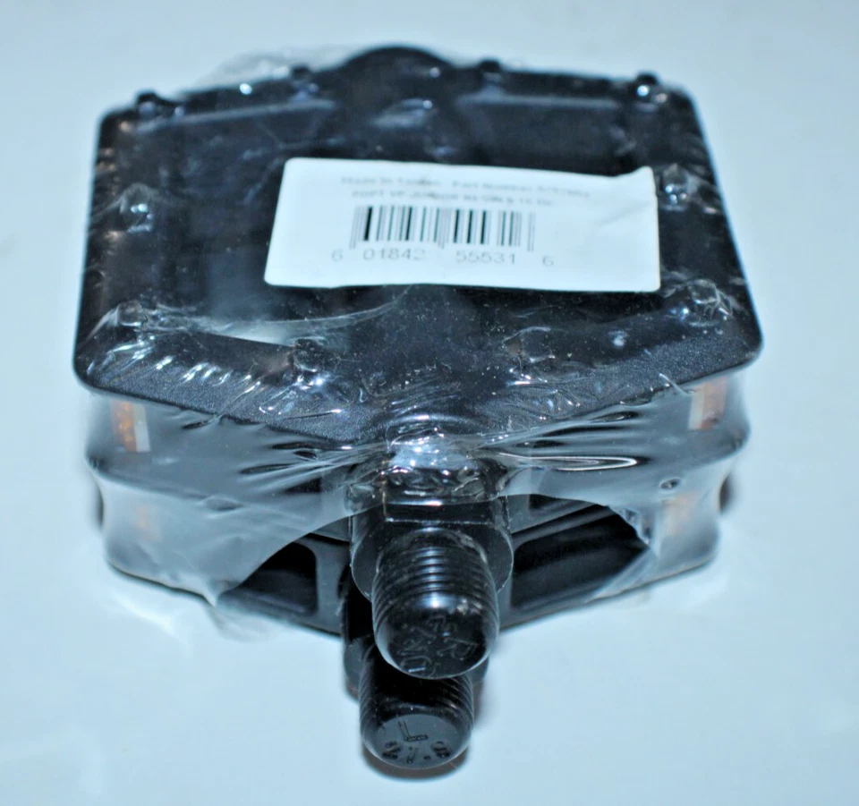 Pedales de bicicleta VP Junior niños negros 9/16 resina reflectores eje de acero ¡Envío gratuito! Foto 2 de 4