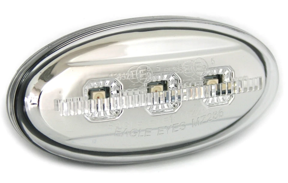 LED Seitenblinker Set für Mazda 2 3 5 6 BT-50 MPV-II Blinker Klarglas Chrom - Bild 4 von 4