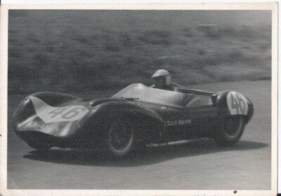 LOLA-CLIMAX OF PETER ASHDOWN / ERIC BROADLEY 1960s S/W PHOTOGRAPH