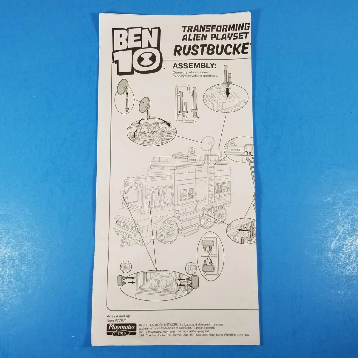 Ben 10 rustbucket deluxe hotsell transforming vehicle to playset