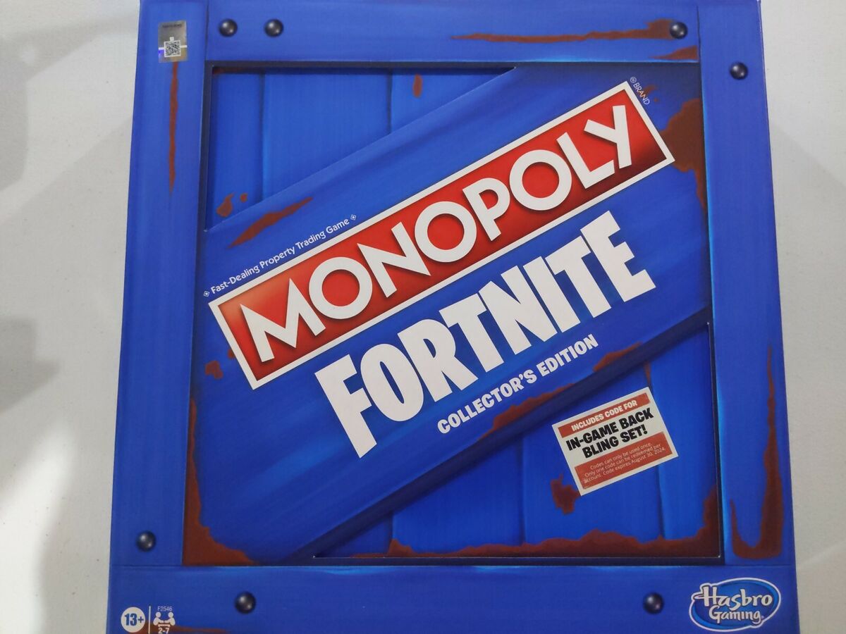 New Hasbro Gaming Fortnite - Monopoly Fortnite Collectors Limited