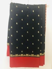 saree with unstitched blouse