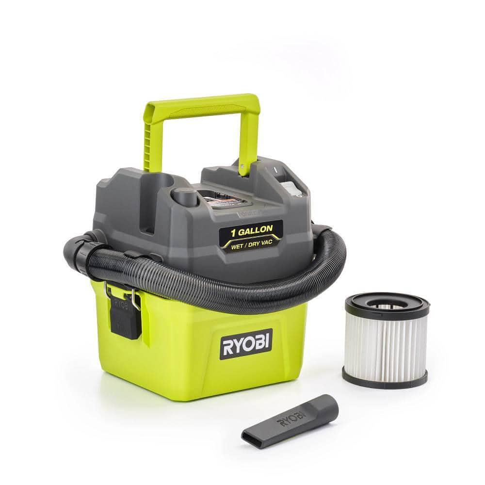 Ryobi PCL733B ONE 18V Cordless gal Wet/Dry Vacuum Green for