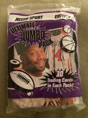 Mixed Sport Card Pack Kirby Puckett Top Ty Law Back Showing