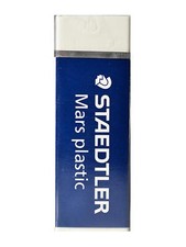 Staedtler White Plastic Eraser - plastic eraser