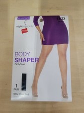 Hanes 1 Pair Style Essentials Plus Size Body Shaper Pantyhose Size 1X/2X