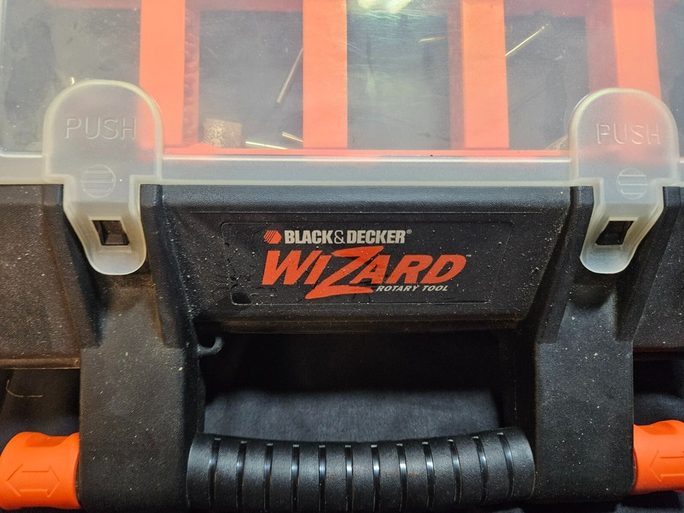 Black and Decker Wizard Rotary Multi Tool With Case & Accessories eBay