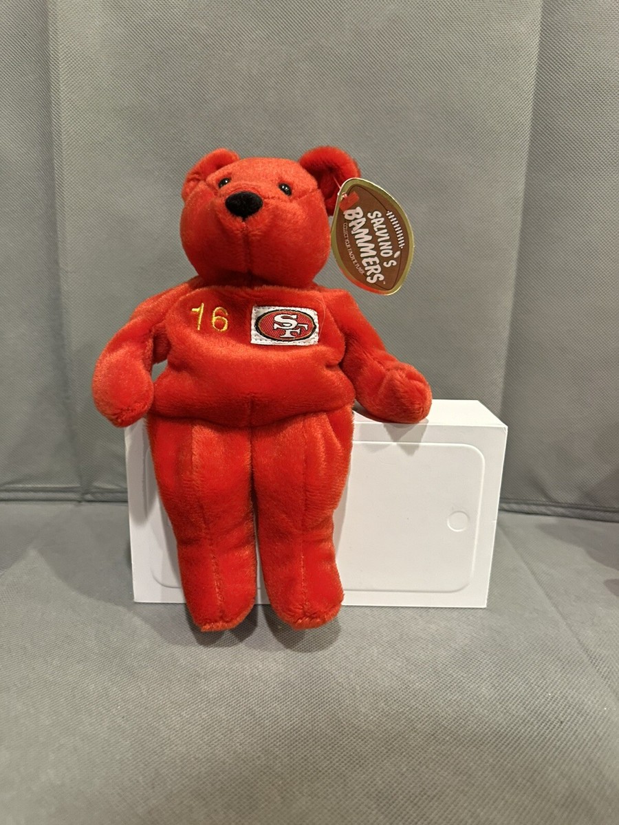 NFL SF 49ers Joe Montana #16 Beanie Bear 8