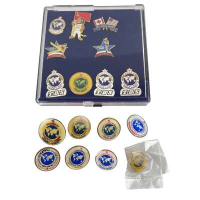 Goodwill Games Pin Set Lot Of 17- Seattle '90 Moscow '86 '94 Collectible Vintage