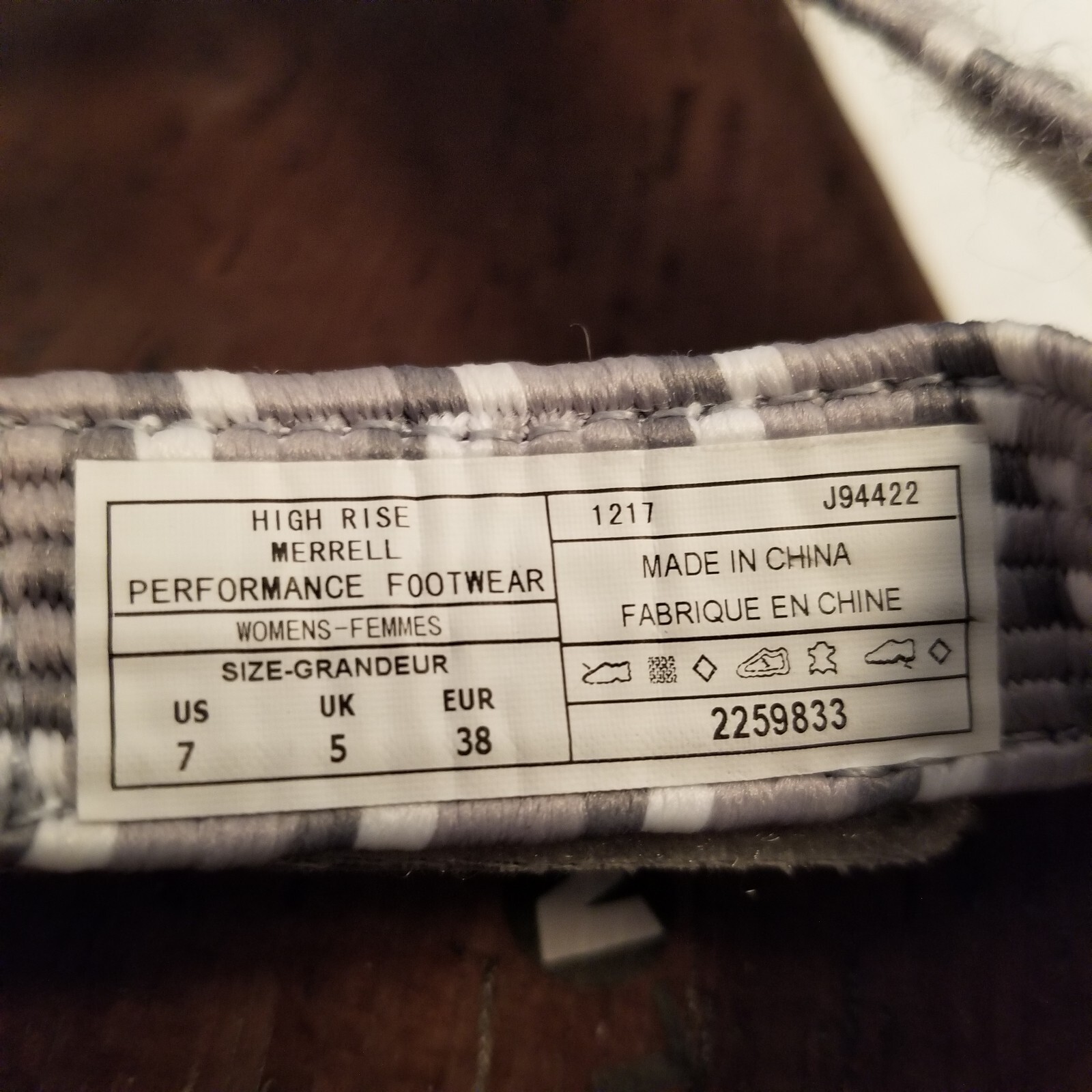 Merrell taglia 7 sandali con cinturino posteriore intrecciato grigio