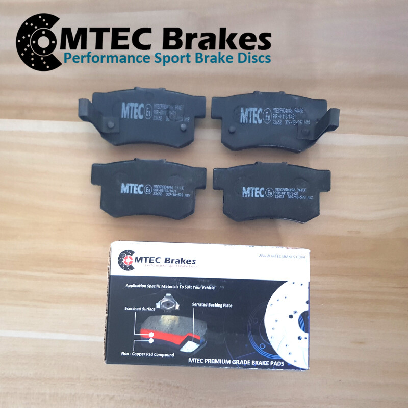 MercedesBenz E500 W124 9394 Rear Brake Discs Pads MTEC Premium