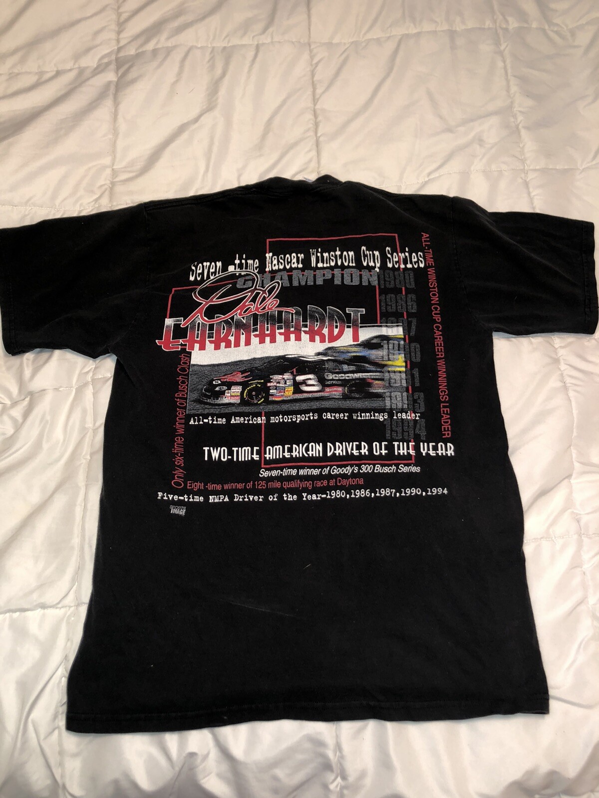 1997 Sports Image DALE EARNHARDT NASCAR 3 TShirt Size… Gem