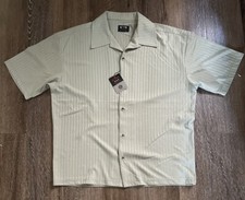 BC ETHIC Vintage 2000’s Men’s Short Sleeve Shirt Olive, Made in the USA, Size L