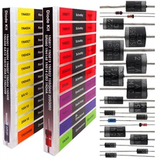 EEEEE 20 Kinds 200 Diode Assortment Kit 6A10 10A10 20A10 15SQ045 20SQ050 1N34A