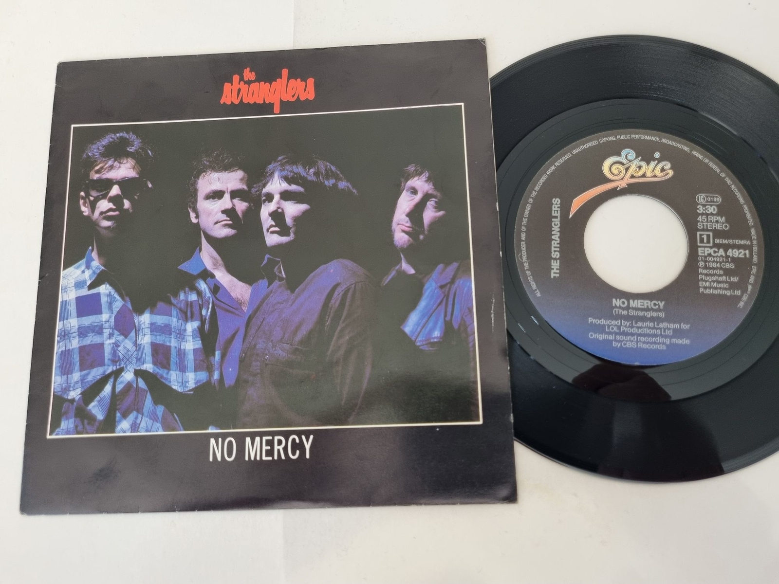 The Stranglers - No Mercy 7'' Vinyl Holland