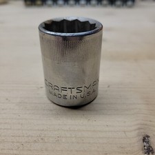 VINTAGE CRAFTSMAN 22mm Socket 1/2" Drive 44239 Excellent Made In USA