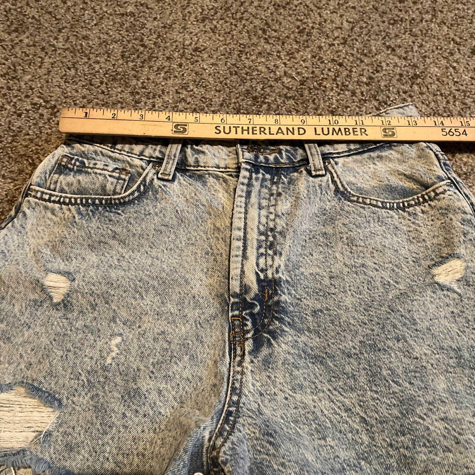 BDG Women's Size 28 Summer Cutoff Denim Distressed Frayed Jean Shorts - View 6
