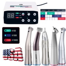 AZDENT Dental Brushless LED Electric Micro Motor/1:5 1:1LED Increasing Handpiece