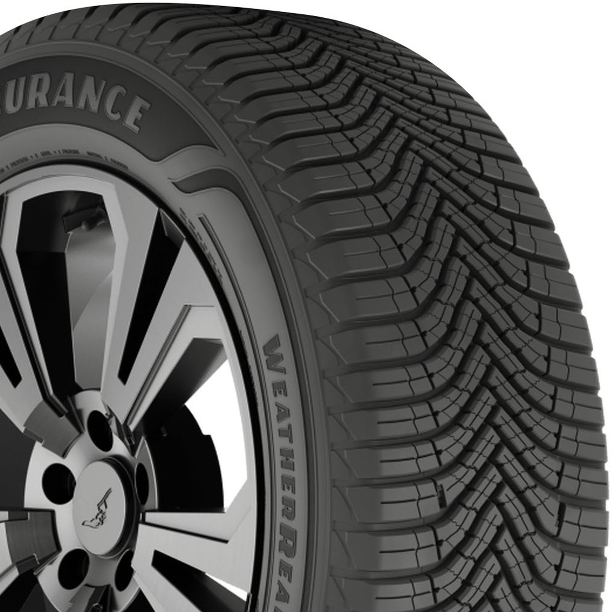 rara　1223 1 New Goodyear Assurance Weatherready 2 - 235/55r18 Tires