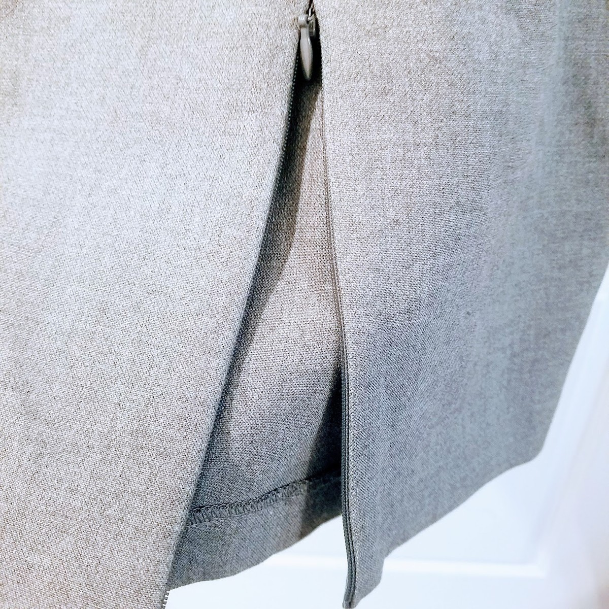 Zara Grey Sheath 'Tube' Dress with Black Piping Size S | eBay