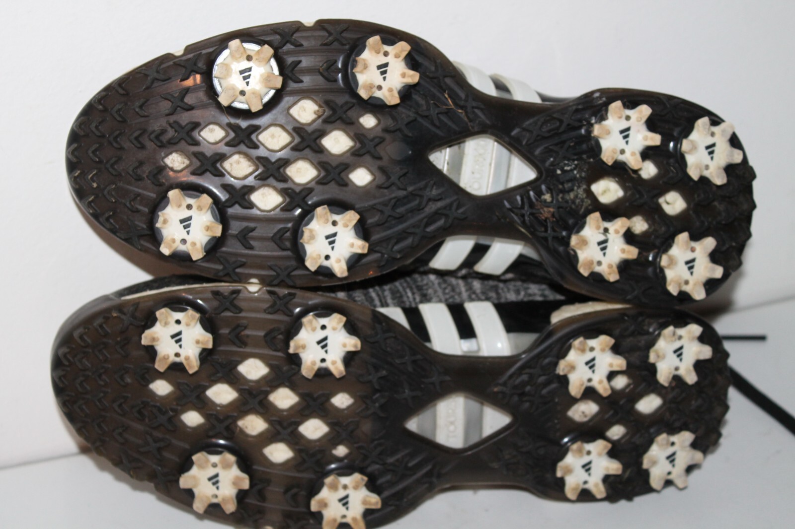 adidas Tour 360 XT Boost Golf Shoes, 123320806, Black/White, Flex, Mens Size 75