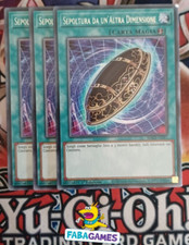 🇮🇹 YU GI OH 3 x SEPOLTURA DA UN'ALTRA DIMENSIONE – MAZE IT057 RARA – ITA 🇮🇹