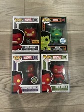 Compound Hulk (39), Black Light Hulk (822), Red Hulk (31) & Red Hulk Chase (854)