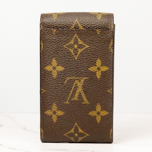 LOUIS VUITTON Porte Cles Badge M60048 Pouch Key Case Monogram W/Box Auth [S] - Picture 3 of 24