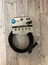RG6 Coaxial Cable 6 ft. Extension Coax Wire Satellite TV Antenna
