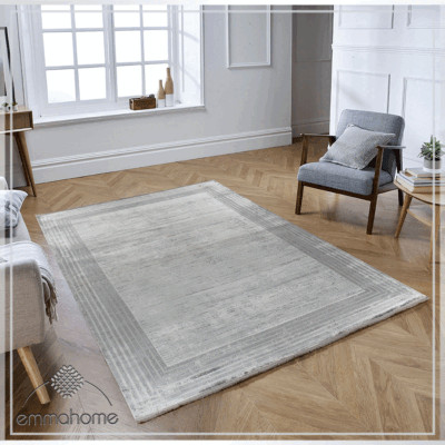 Luxus ultraweicher Wohnzimmerteppich Läufer Flur Schlafzimmer Viskose Teppich