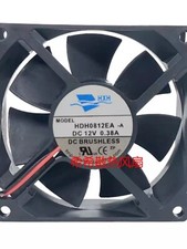 HXH HDH0812EA-A 8025 DC12V 0.38A 8CM 2-Wire Cooling Fan