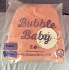 Bubble Baby Peach Bamboo Crib Sheet NEW