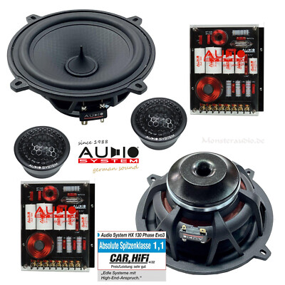 Audio System HX130 Phase EVO3 13cm 2-Wege High-End Auto Lautsprecher 320 Watt