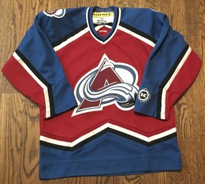 colorado avalanche jersey ebay