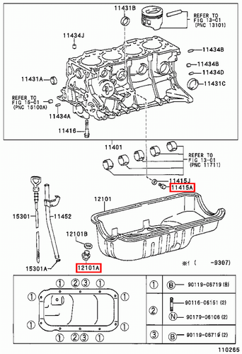 Genuine Hilux KUN26 KUN25 KUN16 KUN15 KUN10 KDN190 KDN170 2KD 1KD Drain Plug - Picture 11 of 20