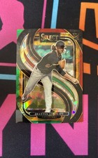2025 Panini Select Premier Level Braxton Ashcraft #156 Red & Green Ice Prizm (RC