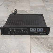 Inter-M EMI-300 300W 2CH Rack Mount Mixer Amplifier Black XLR RCA TRS