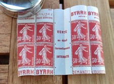 Timbre Semeuse Publicité Byrrh