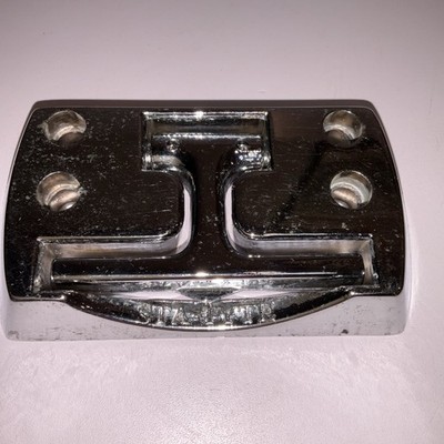 Vintage Stainless Flush Mount Folding T-Handle Boat Hatch / Deck Tie Down Cleat