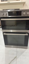 AEG Competence Built-In Double Conventional Oven Nickel Silver/Black Grill