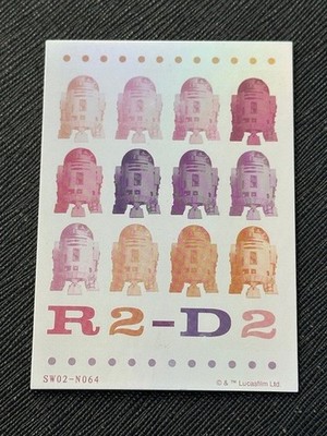 2025 China Card Fun Star Wars Global Art R2-D2 Raster Character Card