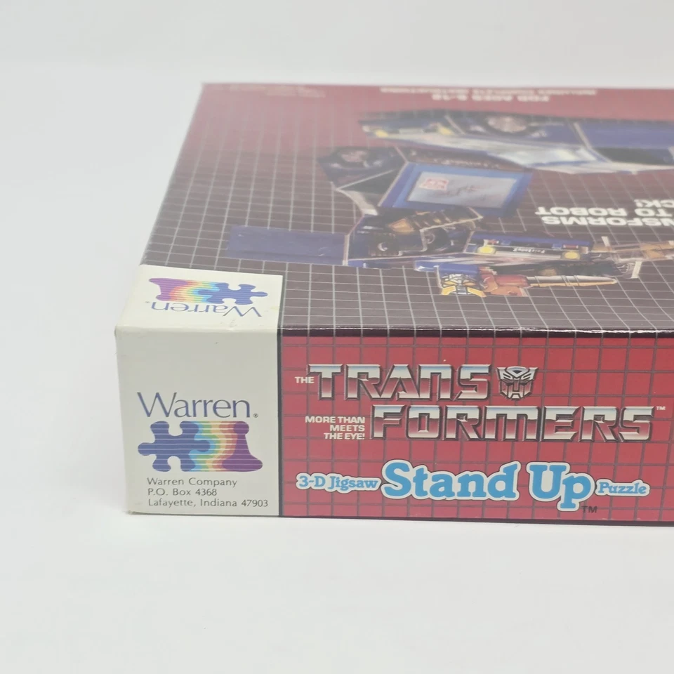 Rompecabezas Warren Bluestreak 1984 3D Stand Up Puzzle abierto Transformers completos Foto 2 de 4