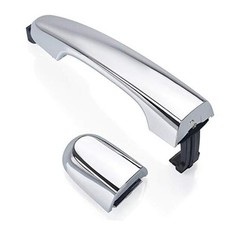Exterior Door Handle Driver Side Chrome Handle Replacement for Kia Rear Left