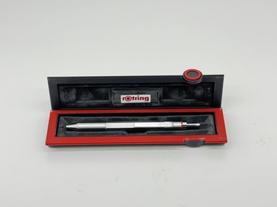 Rotring 600 Trio Levenger Silver 0.7mm/Red/Blue Pen Pencil In Case - Vintage
