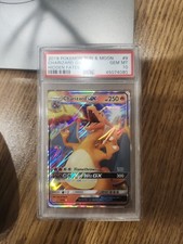 2019 Pokémon Sun & Moon Charizard GX #9 Hidden Fates PSA 10