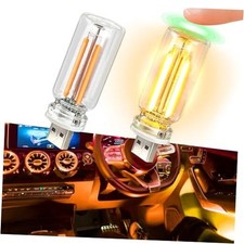 2Pcs USB LED Lights for Car, Touch Dimmable LED Interior Car Lights, USB yellow