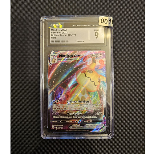Mimikyu VMAX graded CGC 9 for sale on eBay