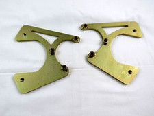 Gm Camaro Chevelle Nova Rear 1012 Bolt Disc Brake Caliper Brackets Zinc C20573