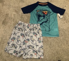 NWT Cuddl Duds Boys 2-Piece Dinosaur Pajama Set